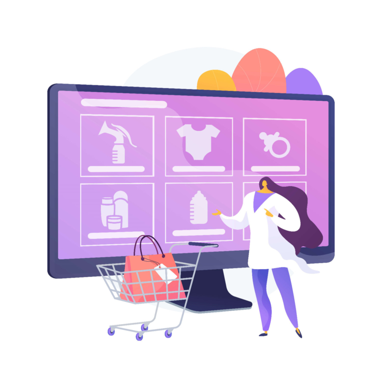 Image of a shopping cart filled with products at a discounted price - "Shopping cart filled with discounted products to illustrate the importance of competitive pricing.