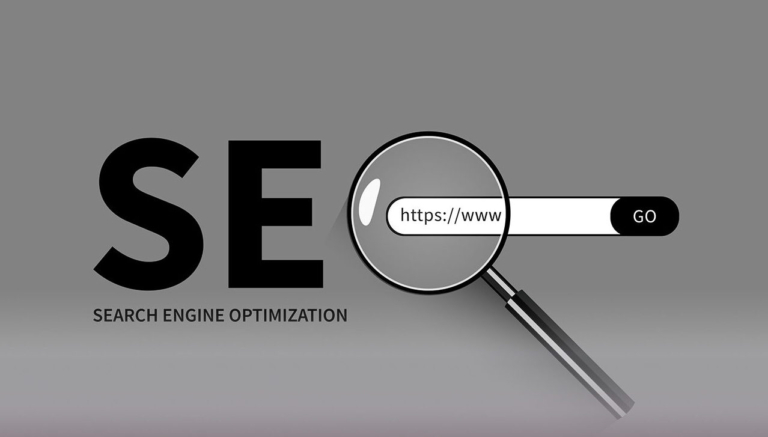 Search Engine Optimisation image of a magnifying glass