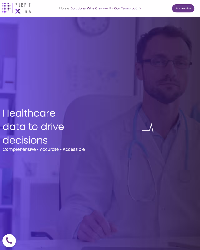 PurpleXtra supporting interface screen from the case study