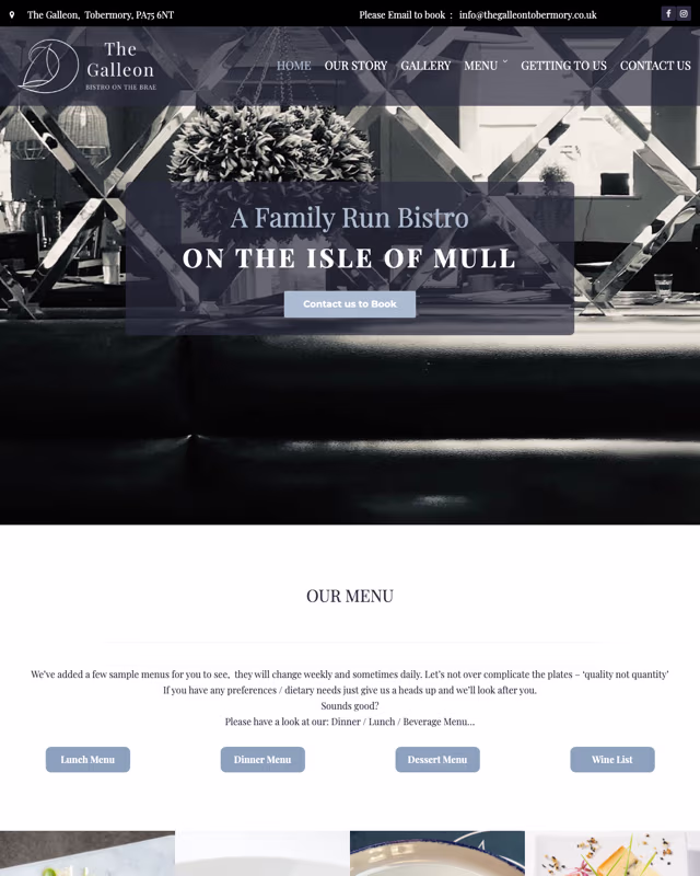The Galleon supporting interface screen from the case study