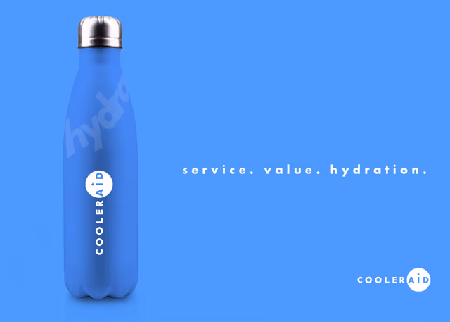 Cooleraid project detail screen from the case study
