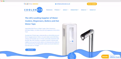 Cooleraid website project preview