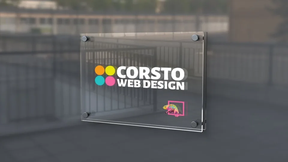 Corsto Web Design office door signs.
